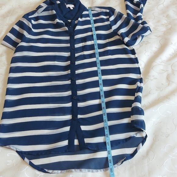 Aritzia sunday best stripped blue/White size S - Picture 13 of 14